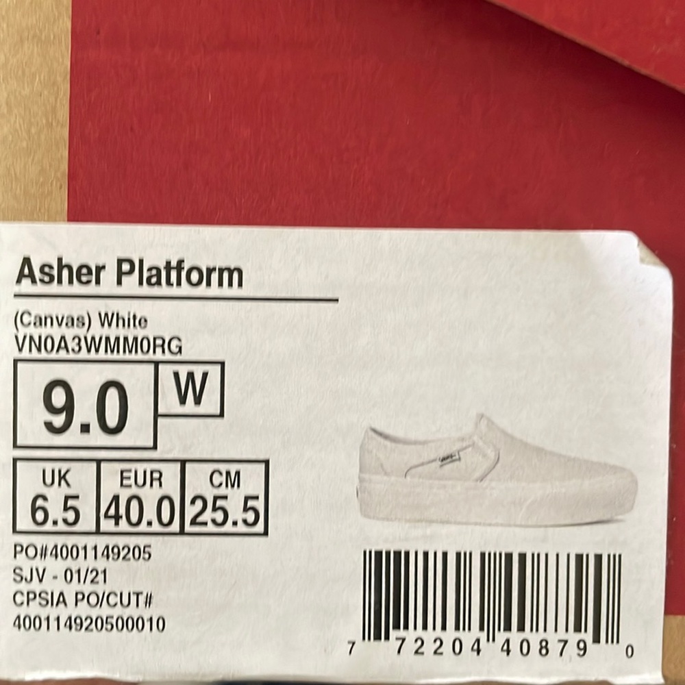 Vans Asher Platform Sneaker